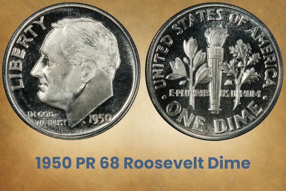 1950 PR 68 Roosevelt Dime
