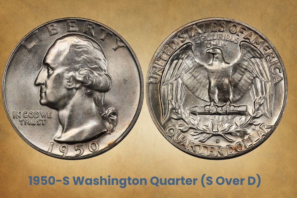 1950-S Washington Quarter (S Over D)