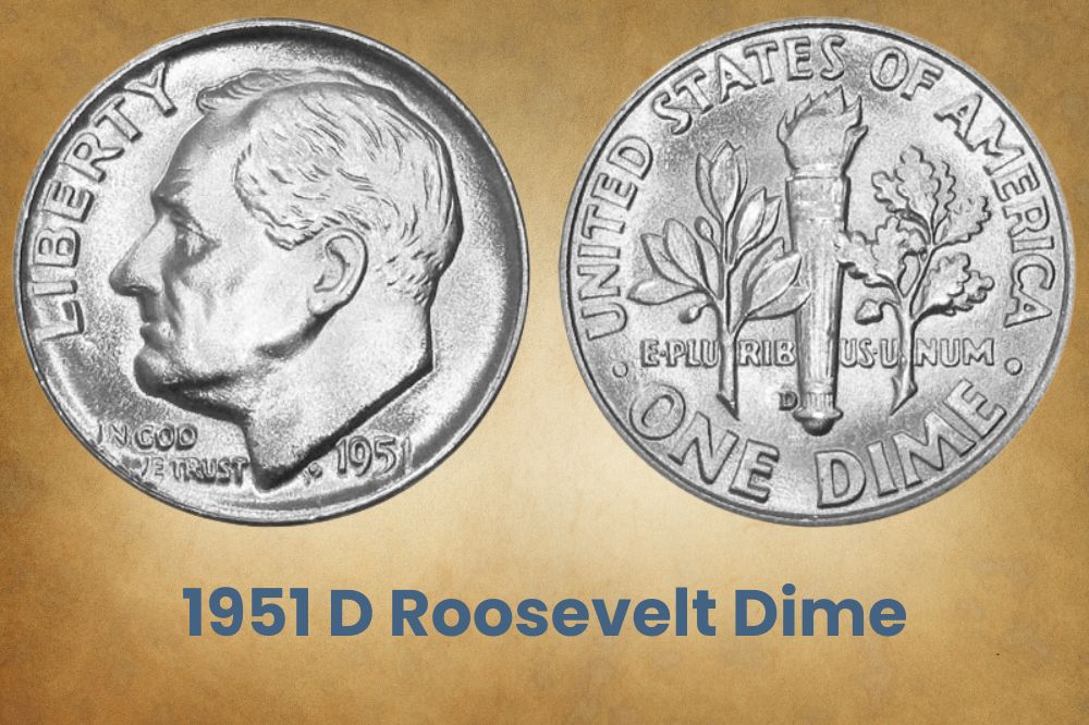 1951 D Roosevelt Dime