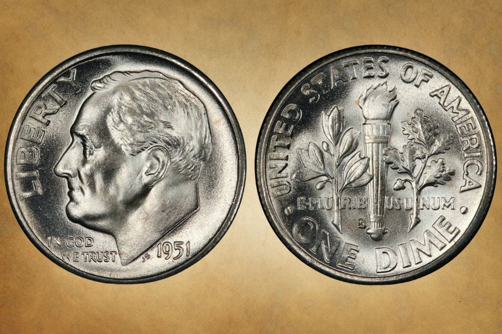 1951 Dime Value (Rare Errors, “D”, "S" & No Mint Marks)