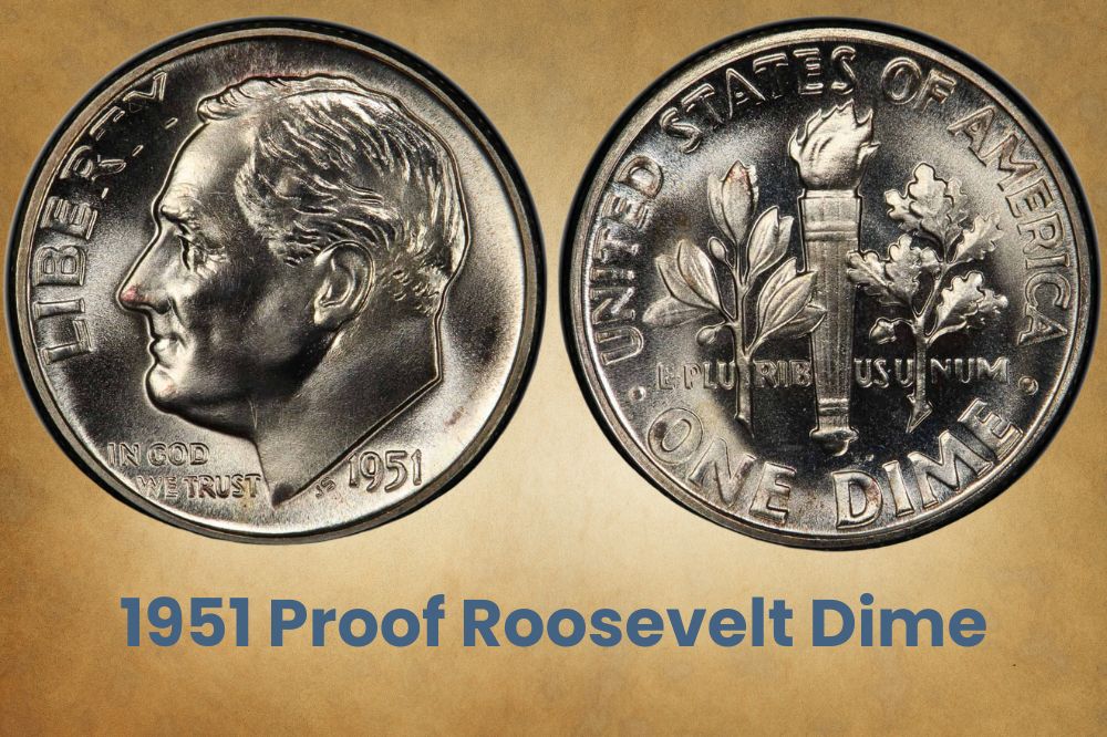 1951 Proof Roosevelt Dime