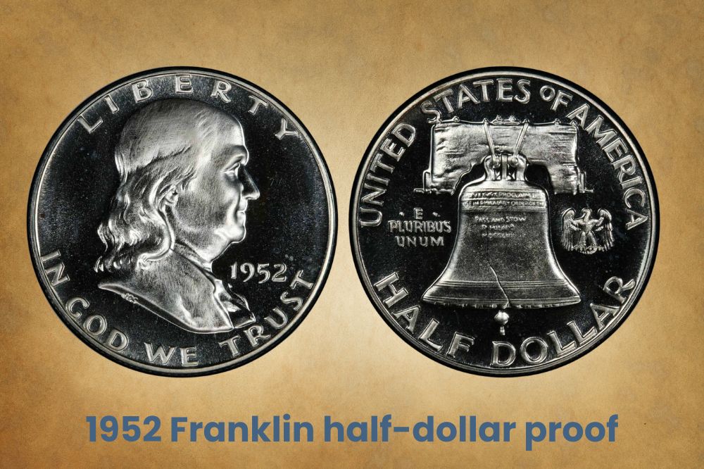 1952 Franklin half-dollar proof