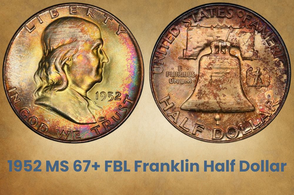 1952 MS 67+ FBL Franklin Half Dollar