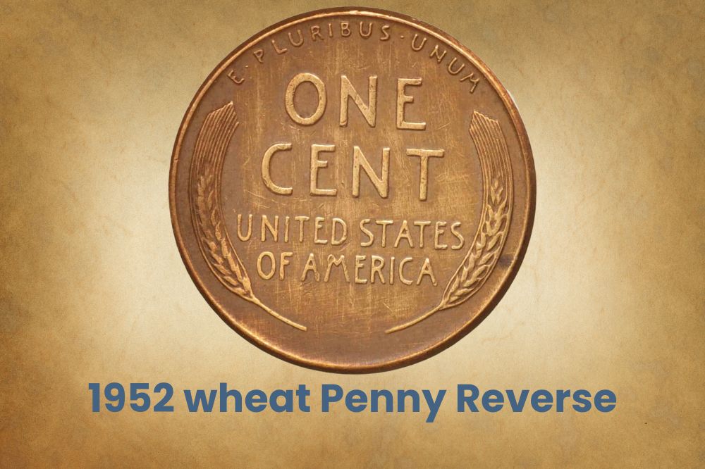 1952 wheat Penny Reverse