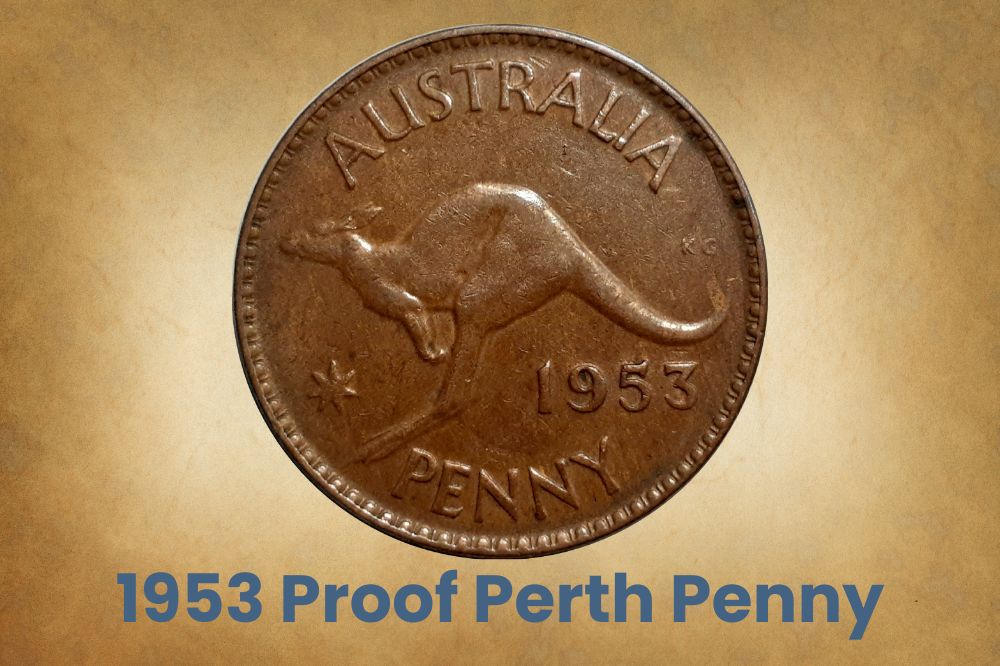 1953 Proof Perth Penny