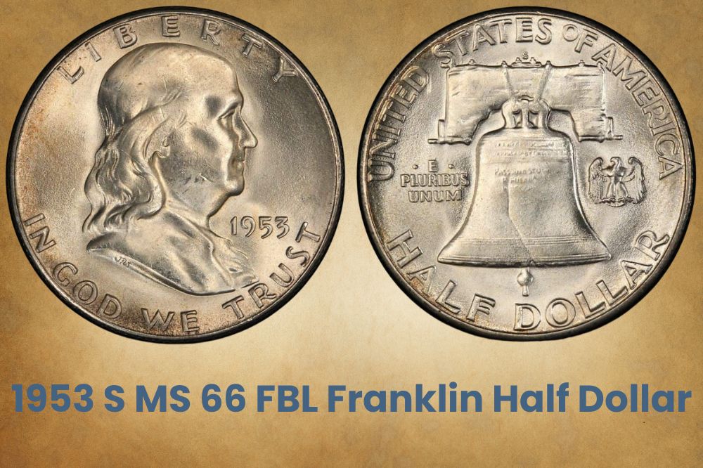 1953 S MS 66 FBL Franklin Half Dollar