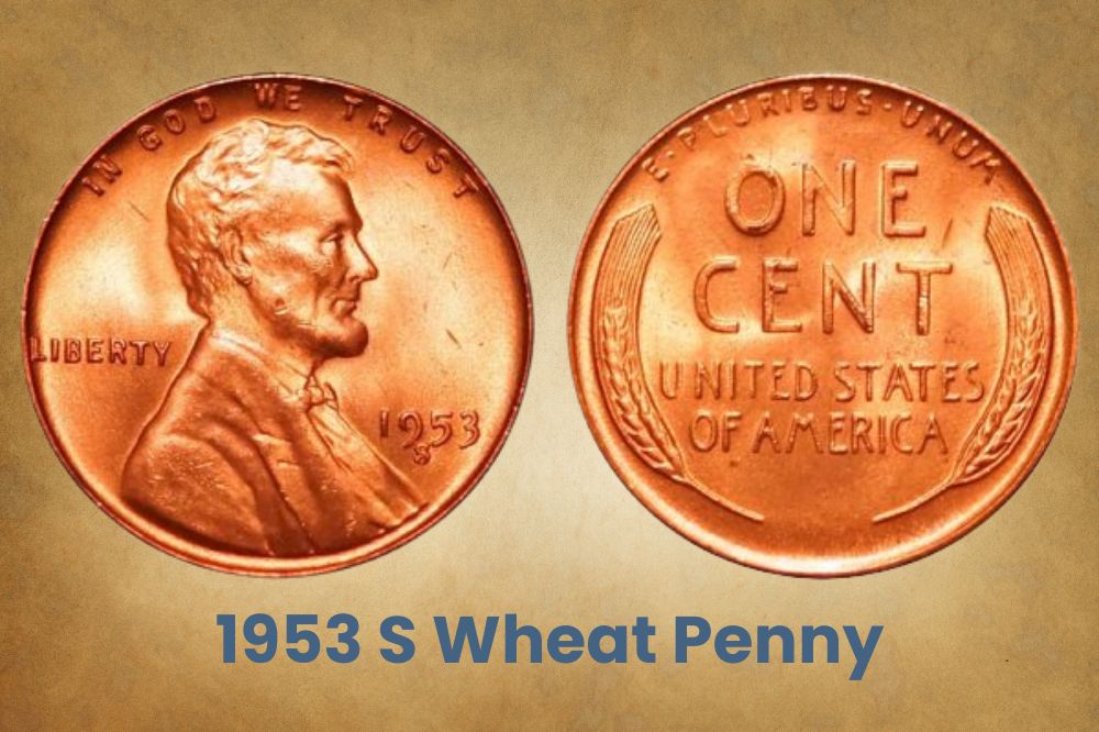 1953 S Wheat Penny