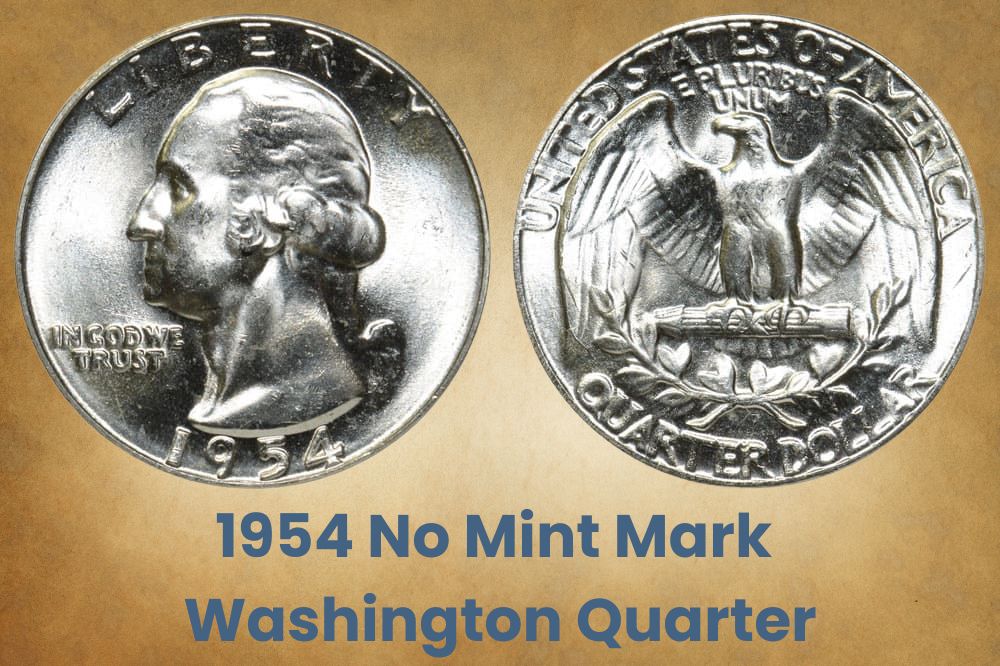 1954 No Mint Mark Washington Quarter