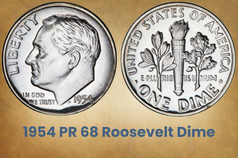1954 PR 68 Roosevelt Dime