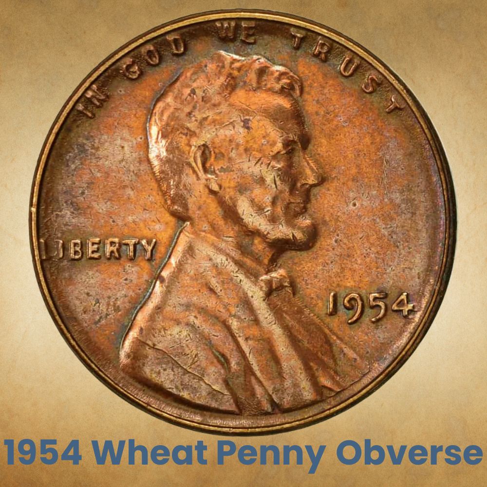 1954 Wheat Penny Obverse