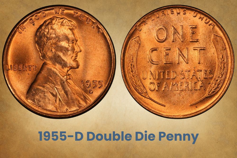 1955-D Double Die Penny