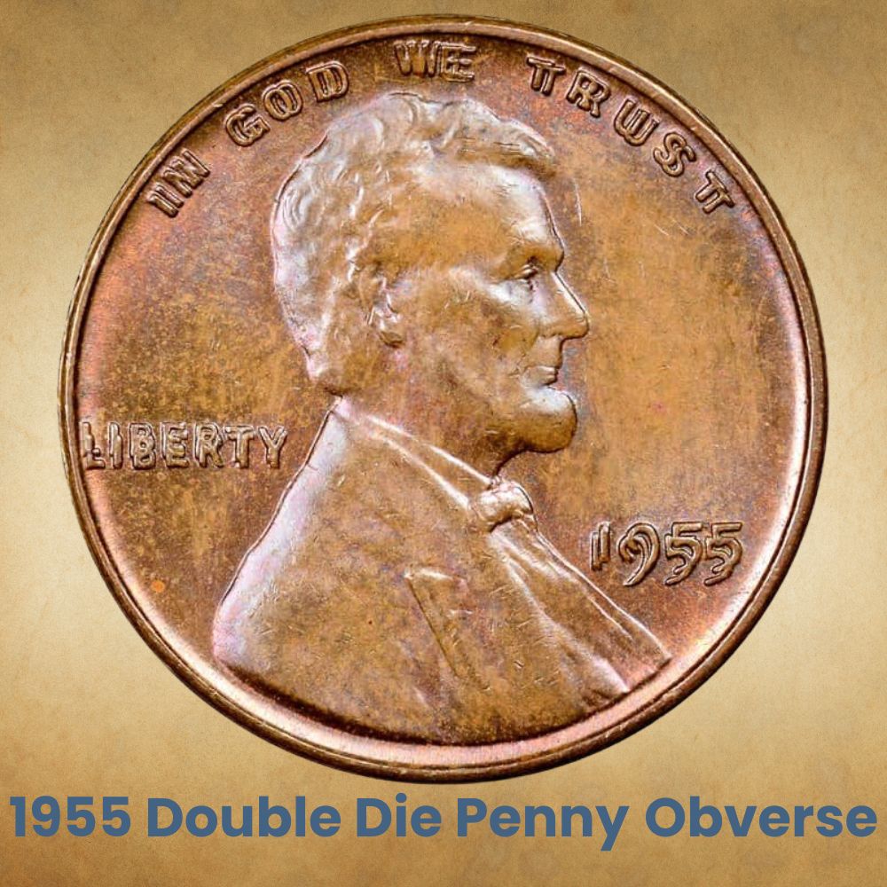 1955 Double Die Penny Obverse