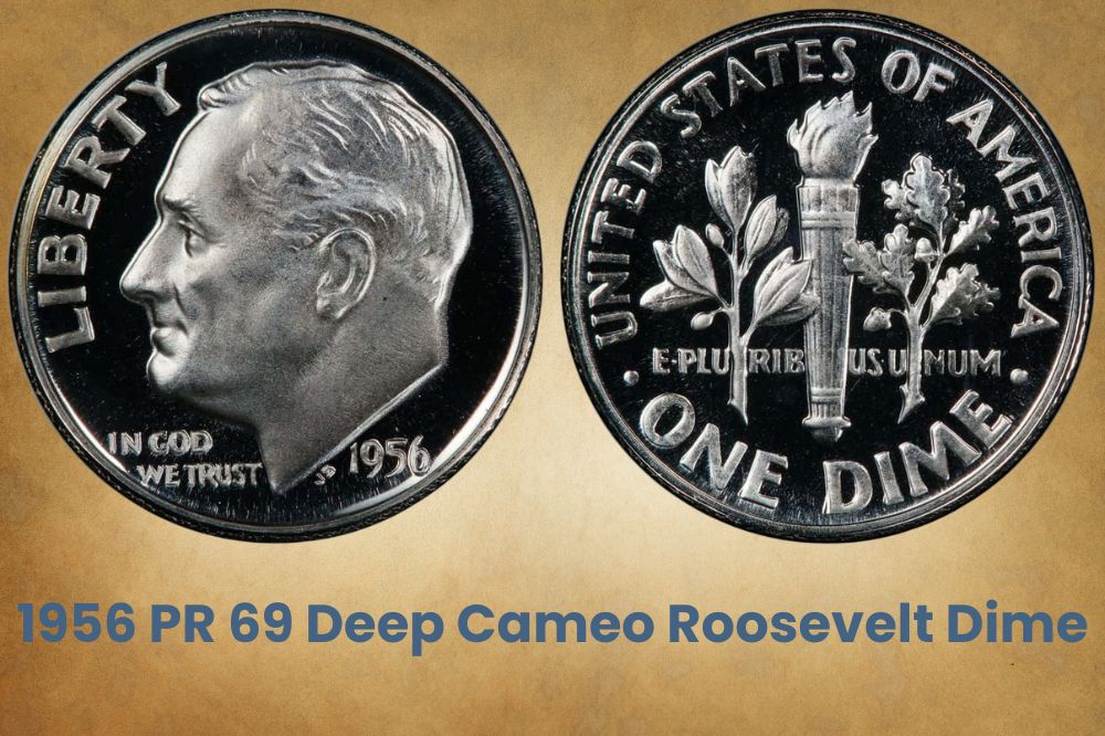 1956 PR 69 Deep Cameo Roosevelt Dime