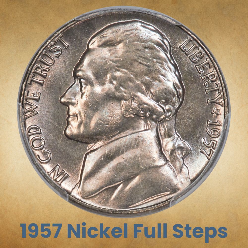 1957 Nickel Full Steps