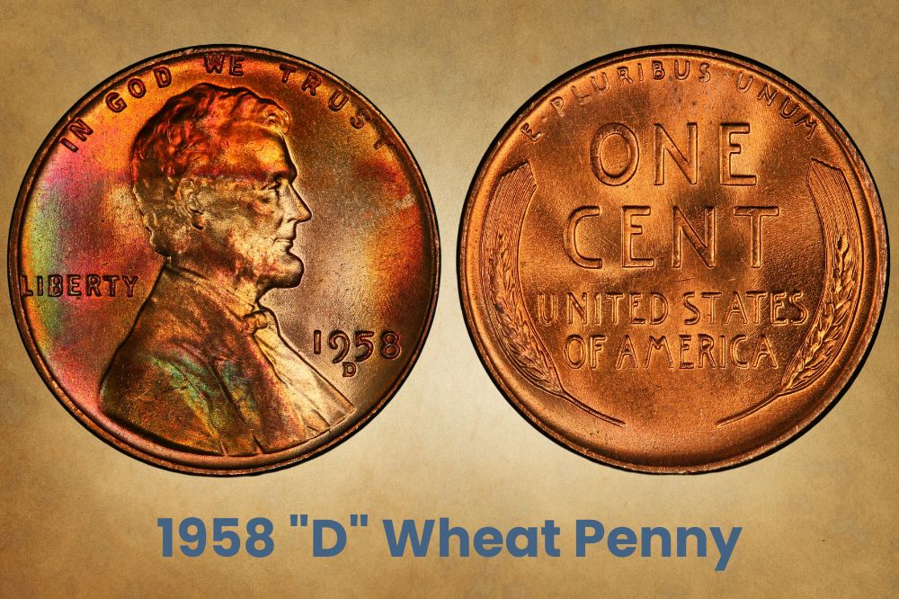 1958 "D" Wheat Penny