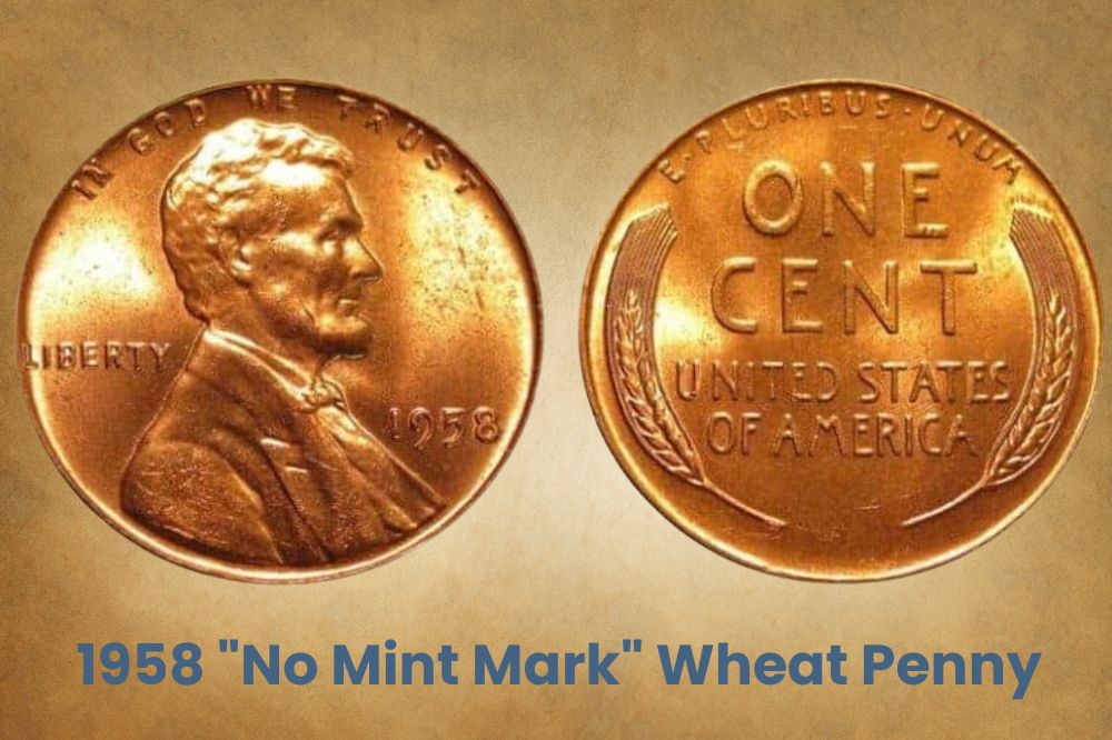 1958 "No Mint Mark" Wheat Penny
