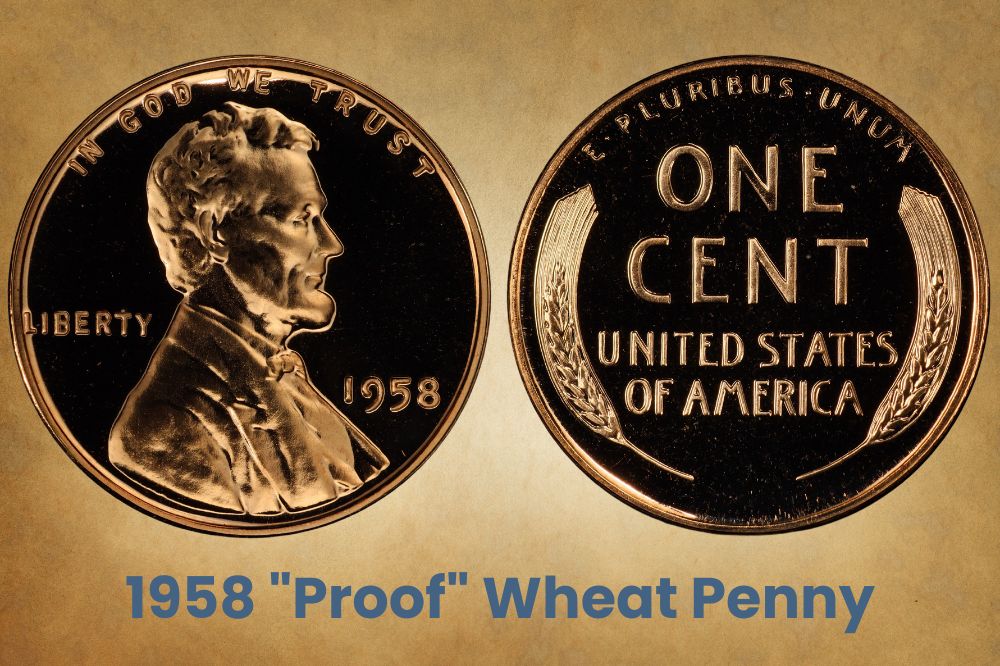 1958 "Proof" Wheat Penny