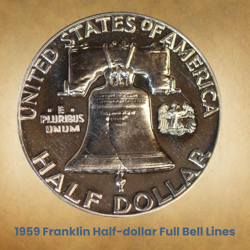 1959 Franklin Half-dollar Full Bell Lines
