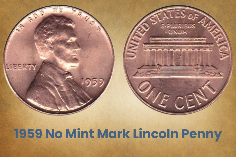 1959 No Mint Mark Lincoln Penny