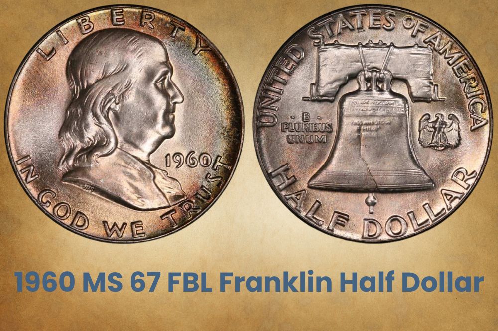 1960 MS 67 FBL Franklin Half Dollar