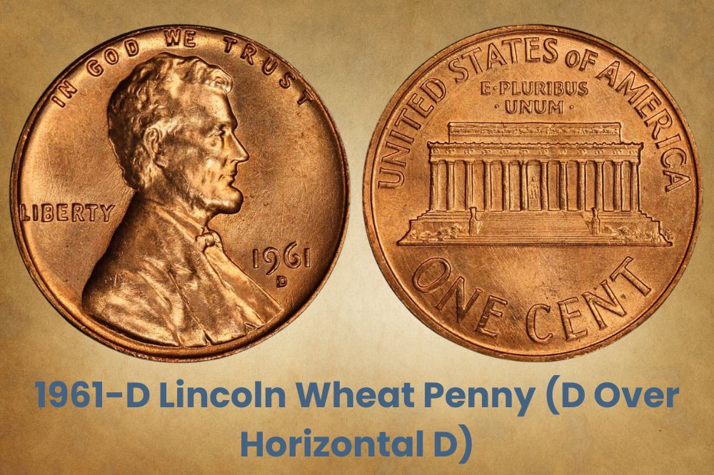 1961-D Lincoln Wheat Penny (D Over Horizontal D)
