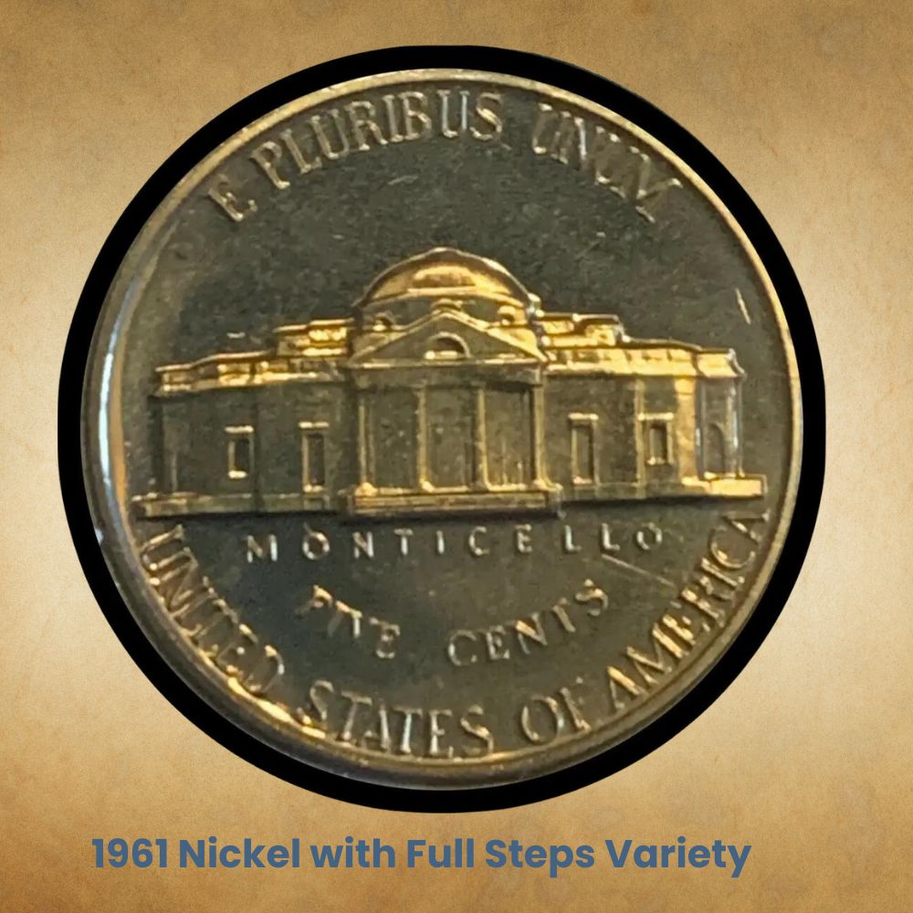 1961 Nickel with Full Steps Variety
