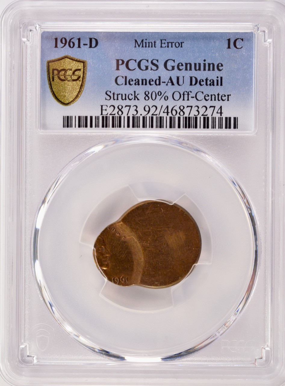 1961 Penny Off-center