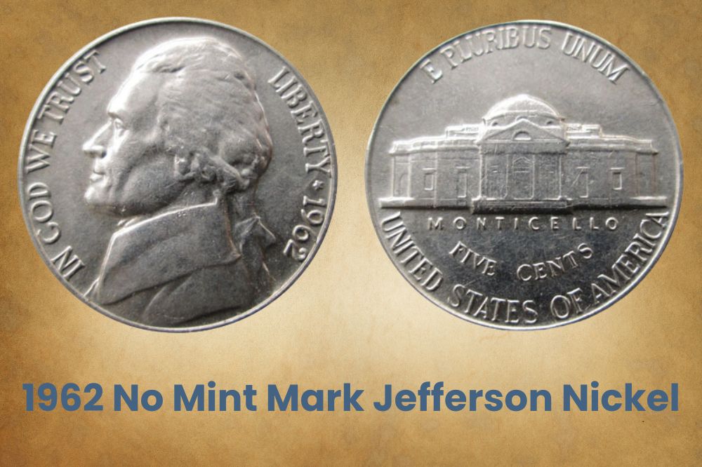 1962 No Mint Mark Jefferson Nickel