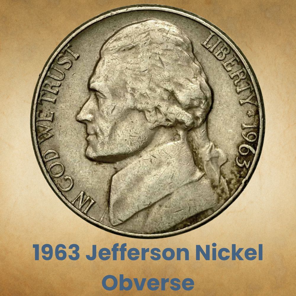 1963 Jefferson Nickel Obverse