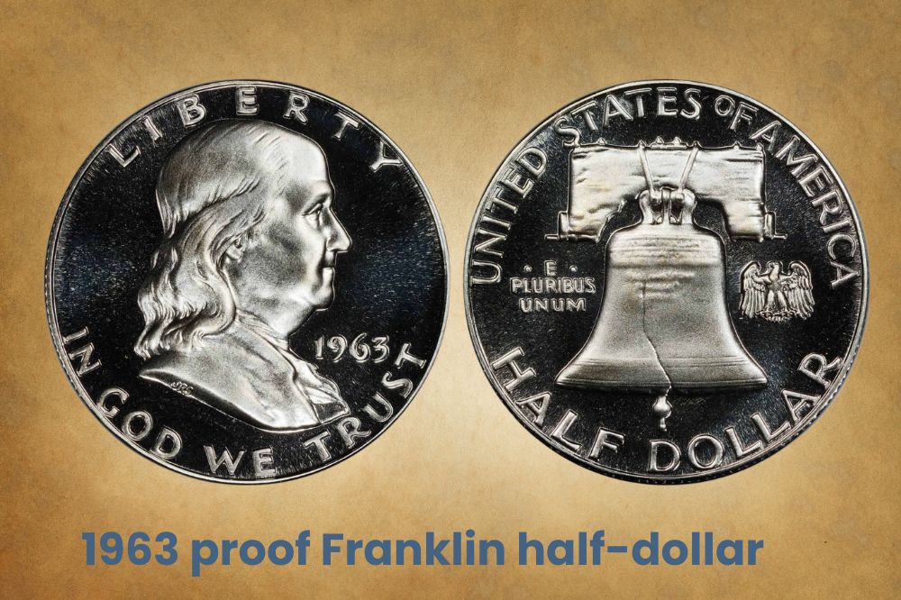 1963 proof Franklin half-dollar