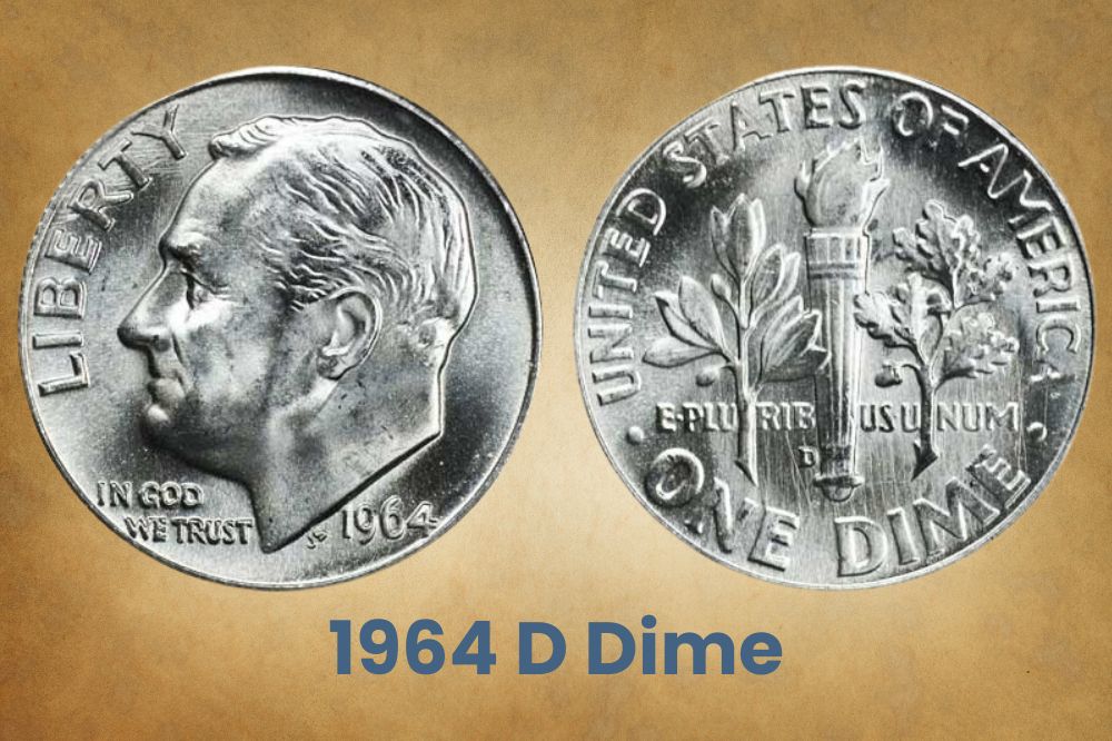 1964 D Dime