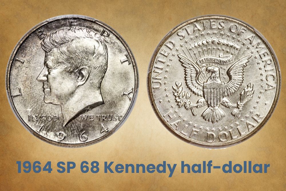 1964 SP 68 Kennedy half-dollar