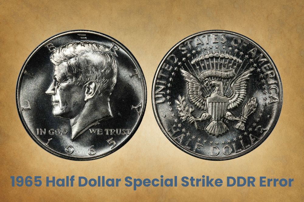 1965 Half Dollar Special Strike DDR Error