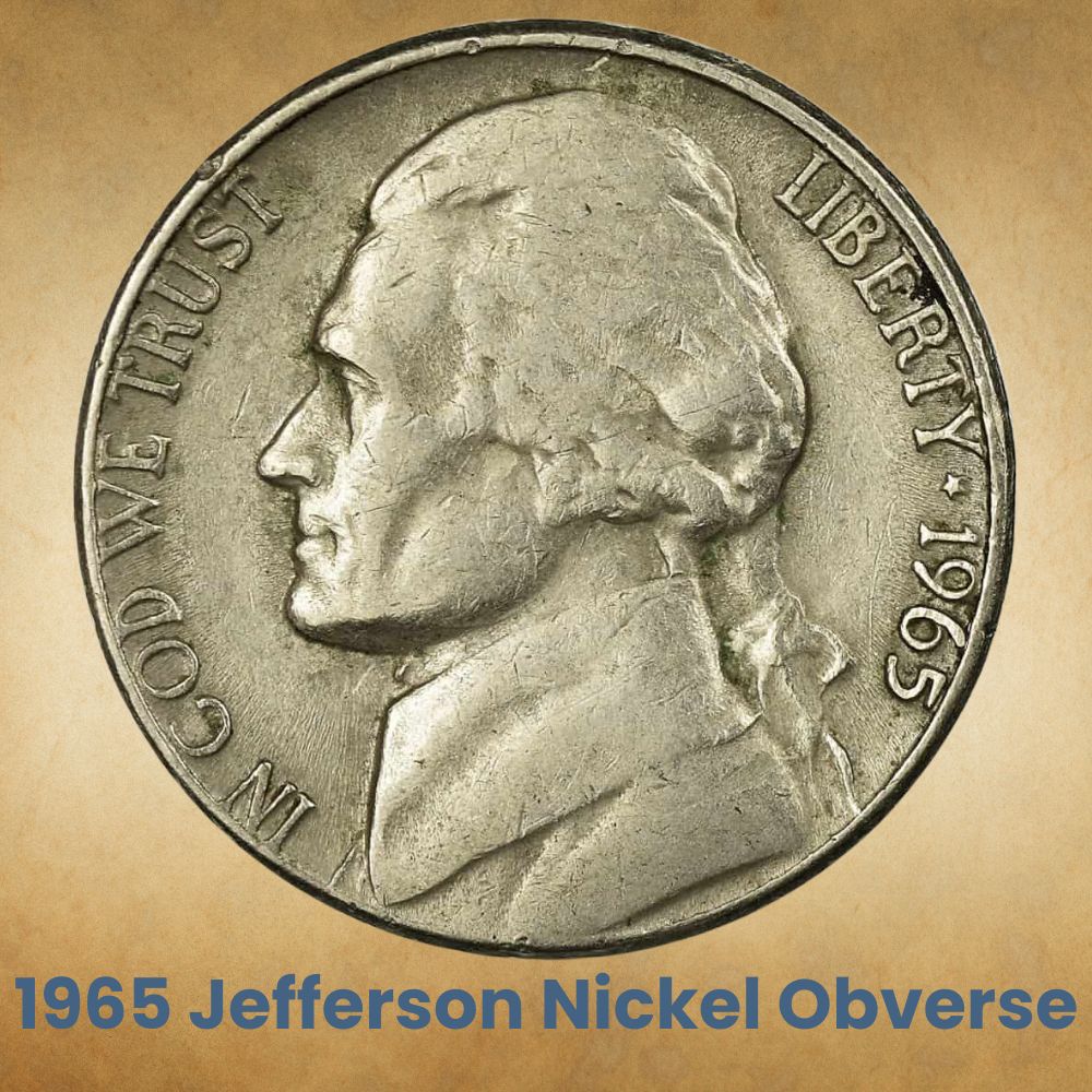 1965 Jefferson Nickel Obverse
