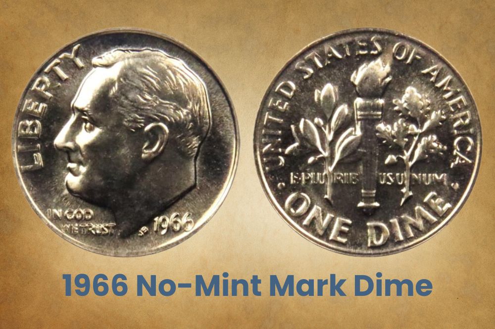 1966 No-Mint Mark Dime