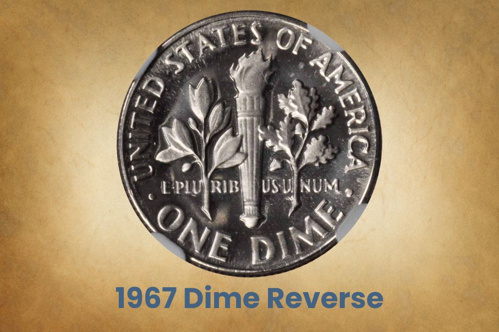 1967 Dime Reverse