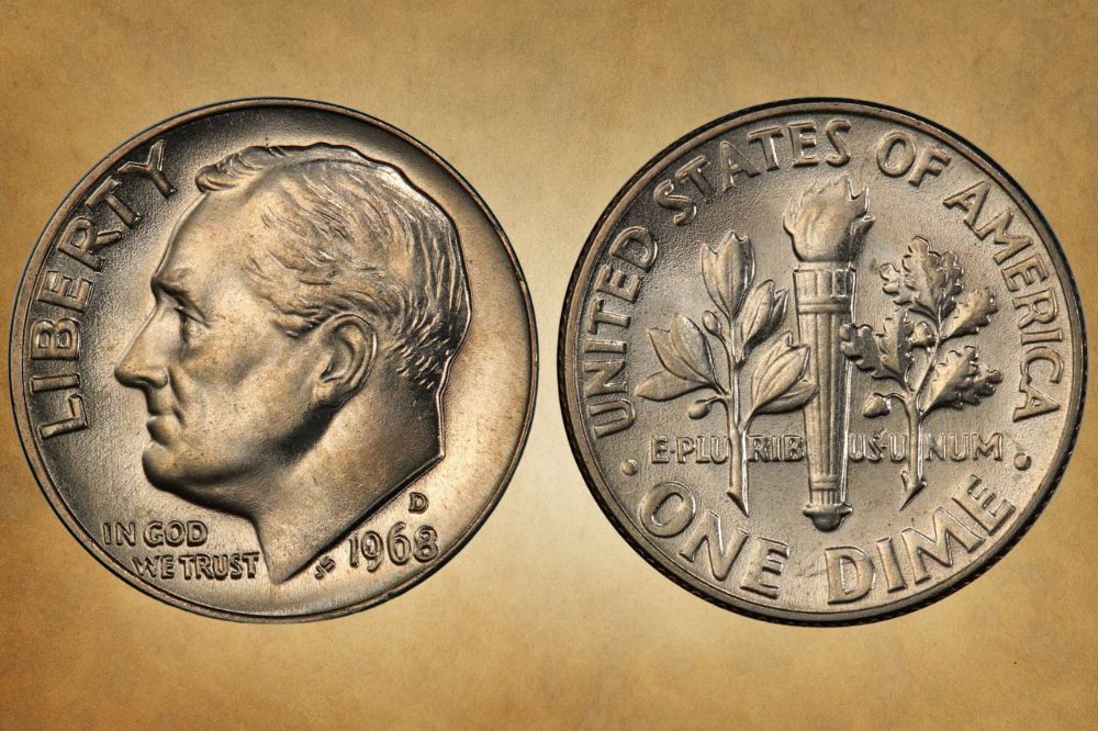 1968 Dime Value