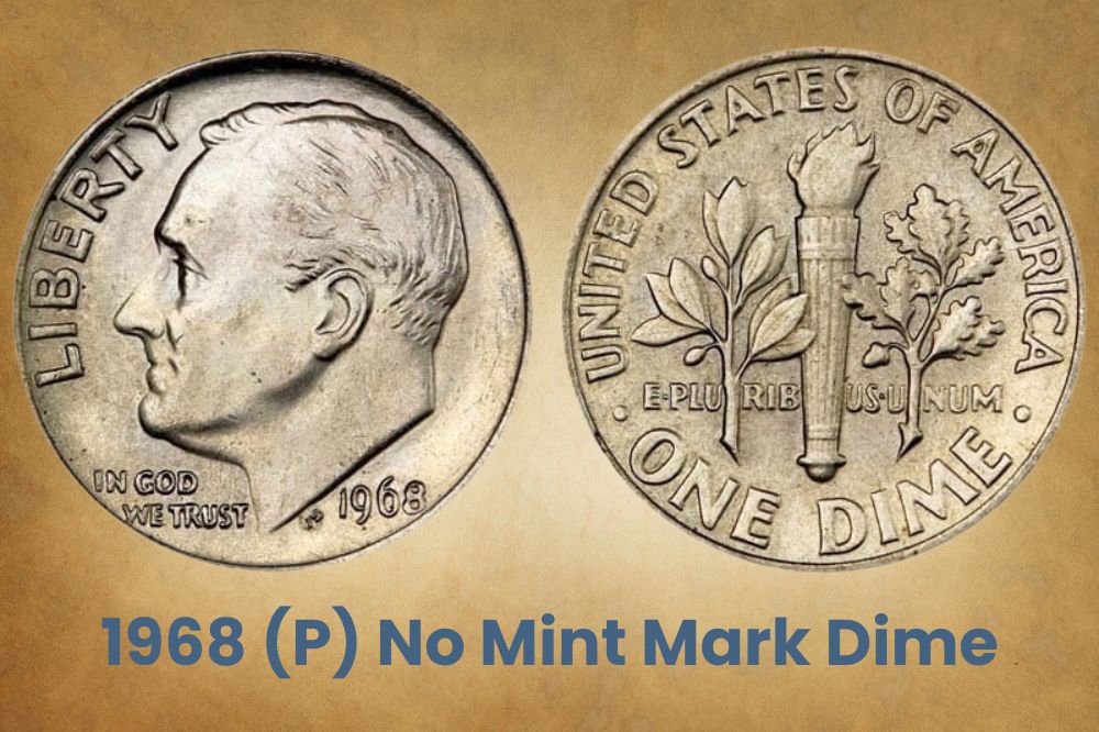 1968 (P) No Mint Mark Dime
