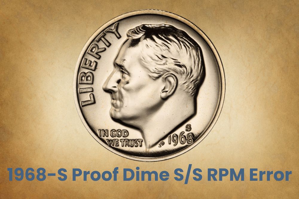 1968-S Proof Dime S/S RPM Error