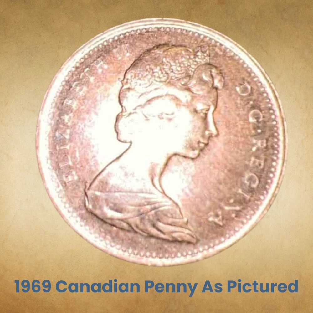 1969 Canadian Penny As Pictured