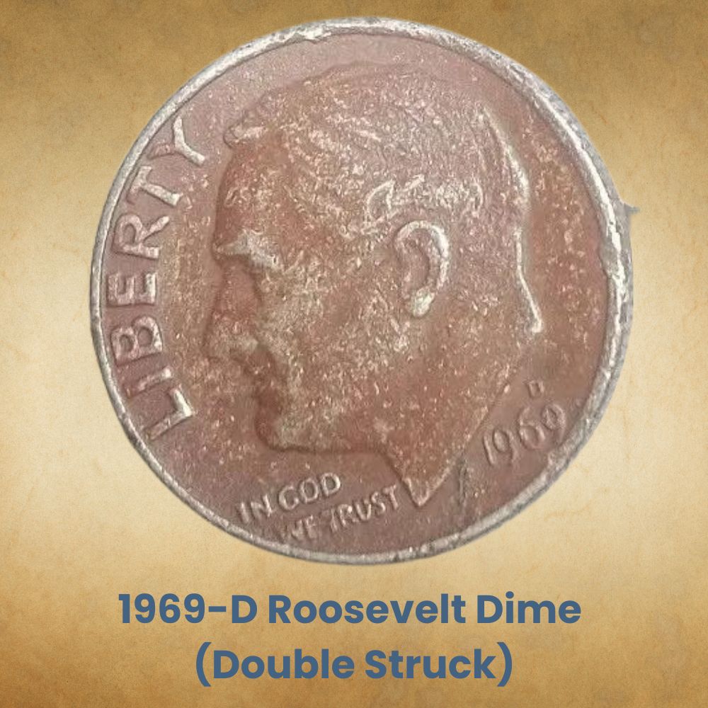 1969-D Roosevelt Dime (Double Struck)