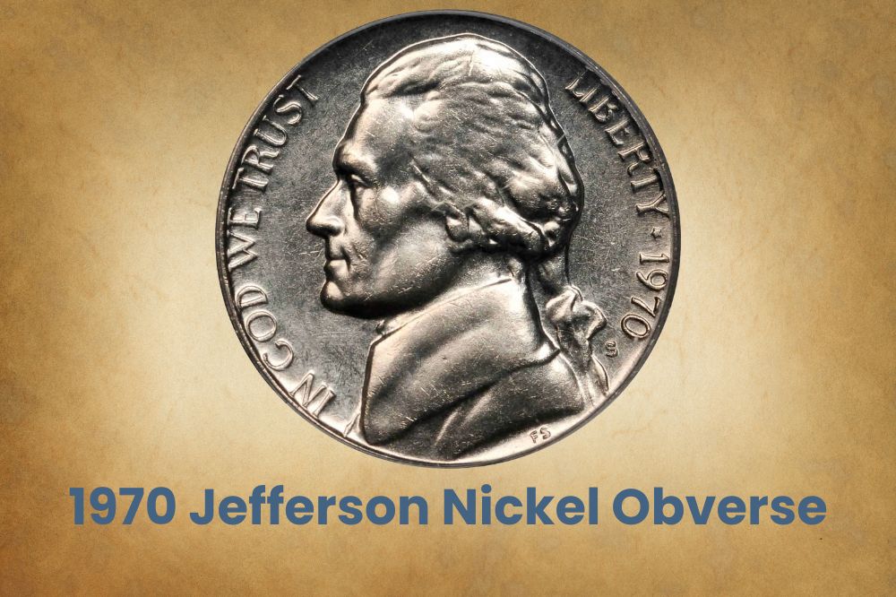 1970 Jefferson Nickel Obverse