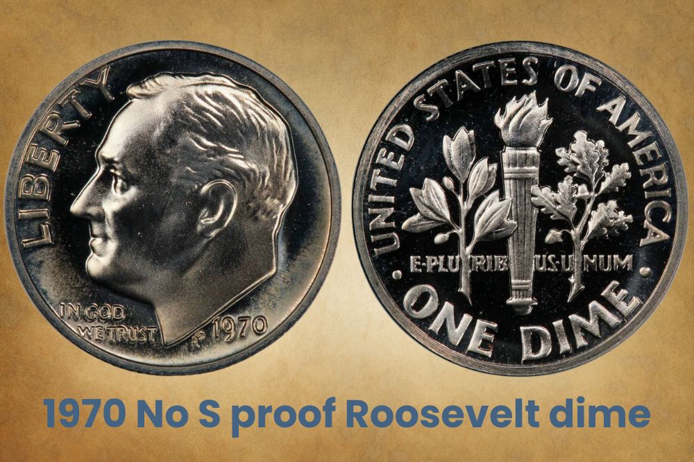 1970 No S proof Roosevelt dime