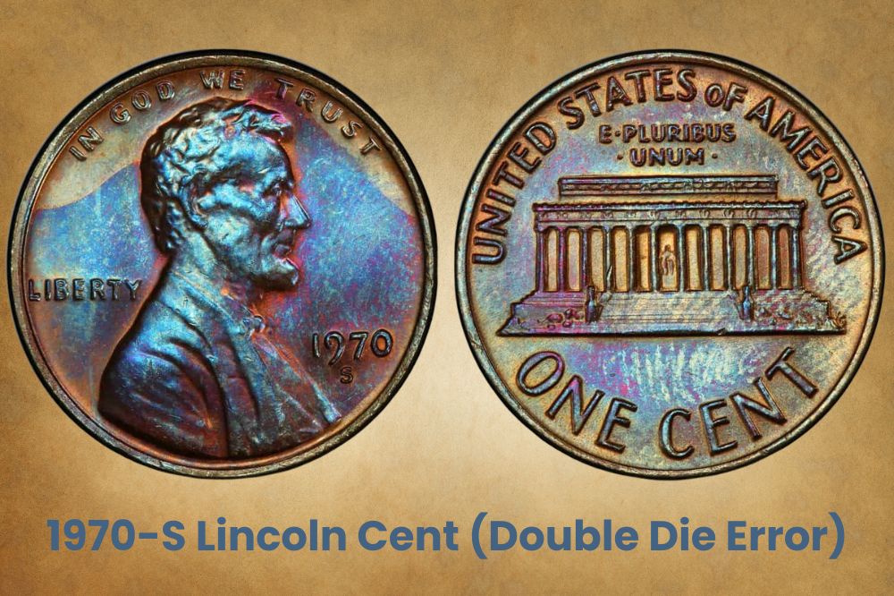 1970-S Lincoln Cent (Double Die Error)