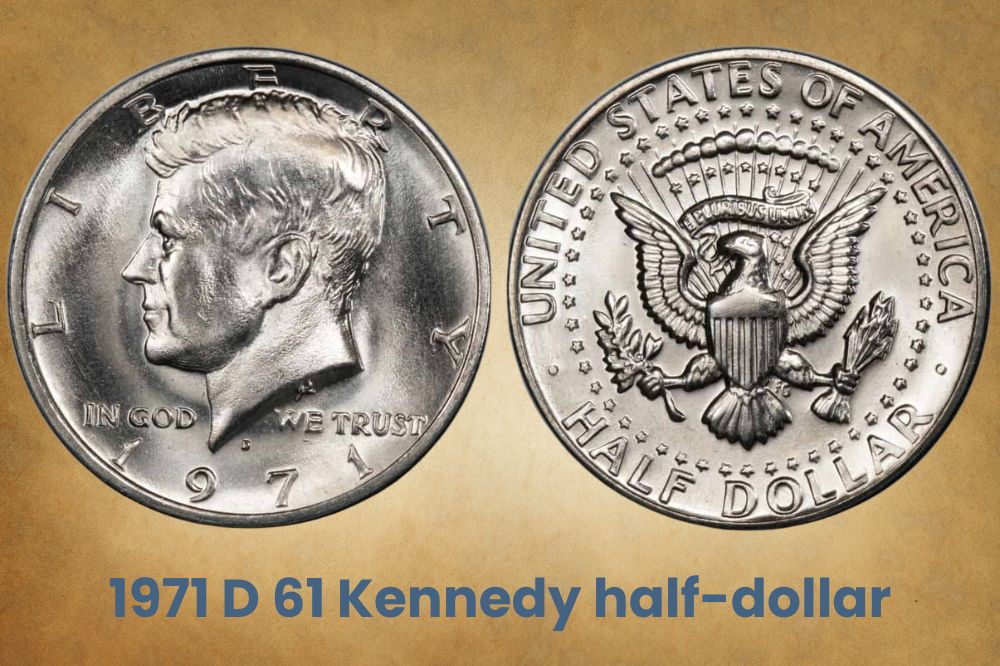 1971 D 61 Kennedy half-dollar