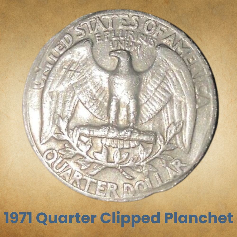 1971 Quarter Clipped Planchet