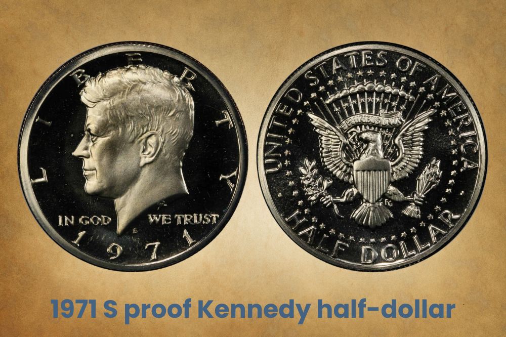 1971 S proof Kennedy half-dollar