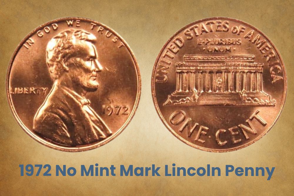 1972 No Mint mark Lincoln penny