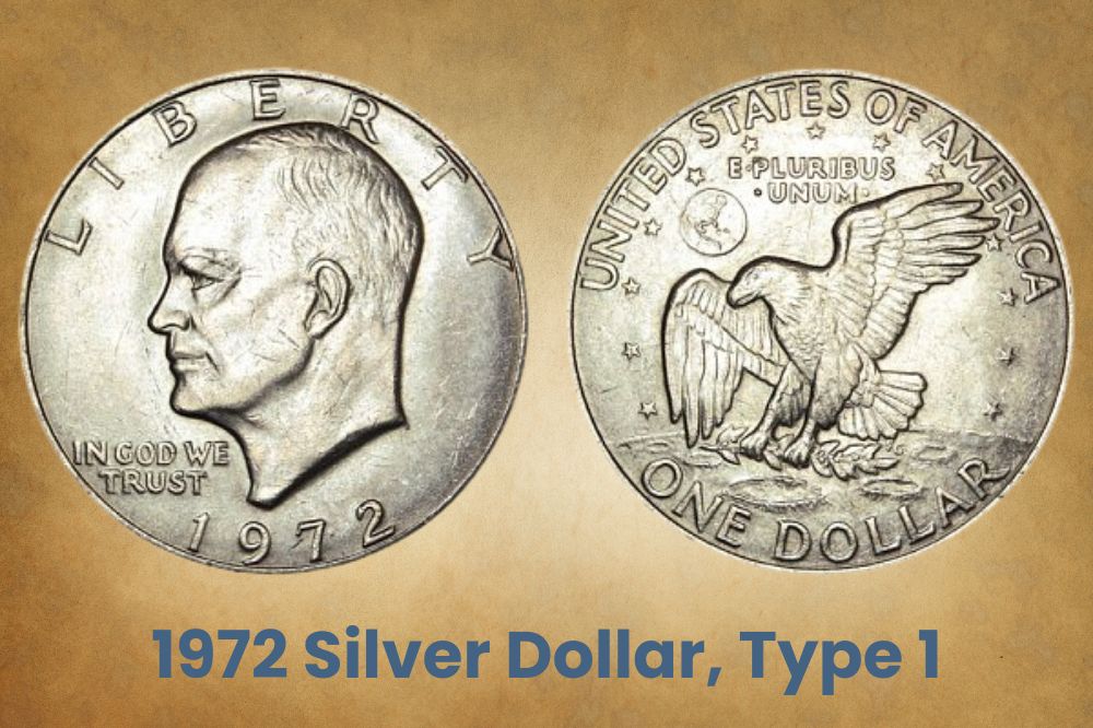 1972 Silver Dollar, Type 1