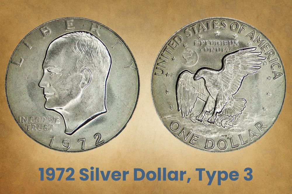 1972 Silver Dollar, Type 3